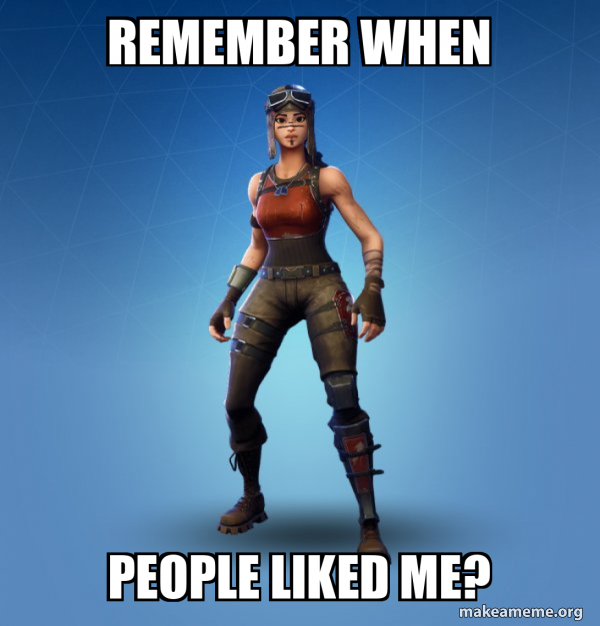 Renegade Raider Fortnite Skin meme