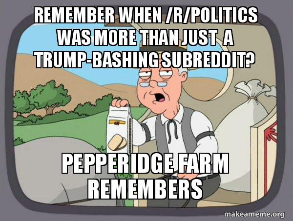 Remember When R Politics Was More Than Just A Trump Bashing