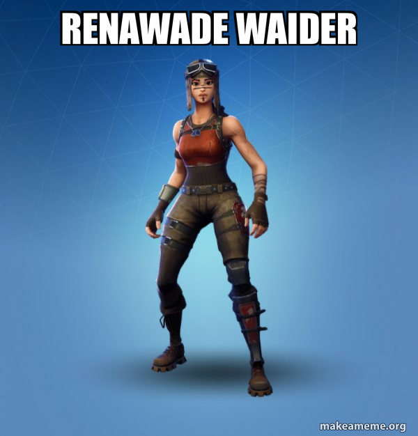 Renegade Raider Fortnite Skin meme