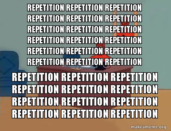 Repetition Meme Repetition, Remix And Reproduction: Memes As Visual