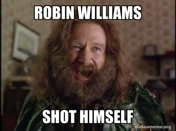 Robin Williams - What year is it? Jumanji meme