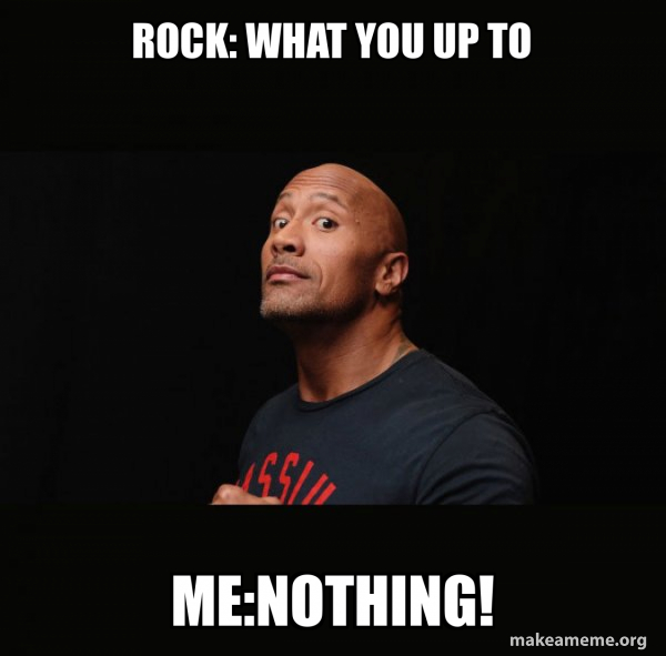 Dwayne Johnson (The Rock) meme