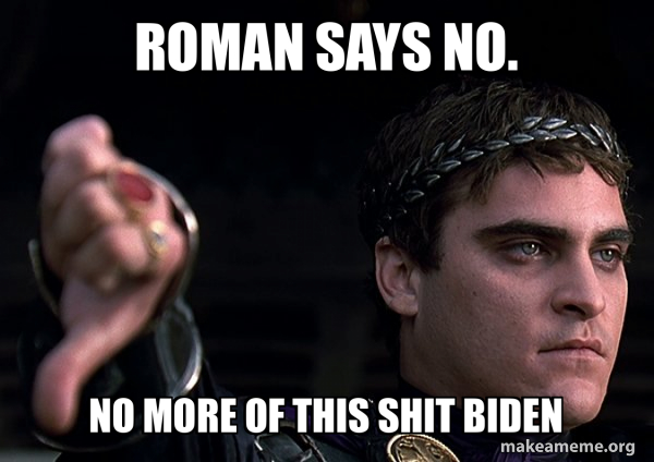 Downvoting Roman meme