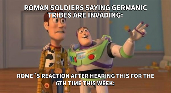 Roman Soldiers Saying GERMANIC Tribes Are Invading Rome s Reaction Roman Soldiers Saying GERMANIC Tribes Are Invading Rome s Reaction