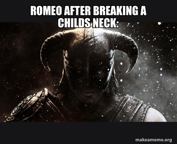 Skyrim meme