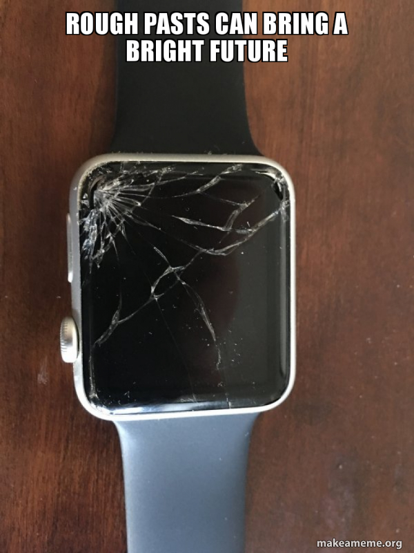 Broken Apple Watch meme