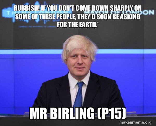 Boris Johnson  Brexit meme