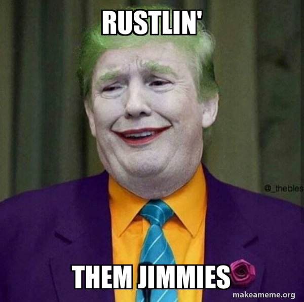 Donald Trump - The Joker meme