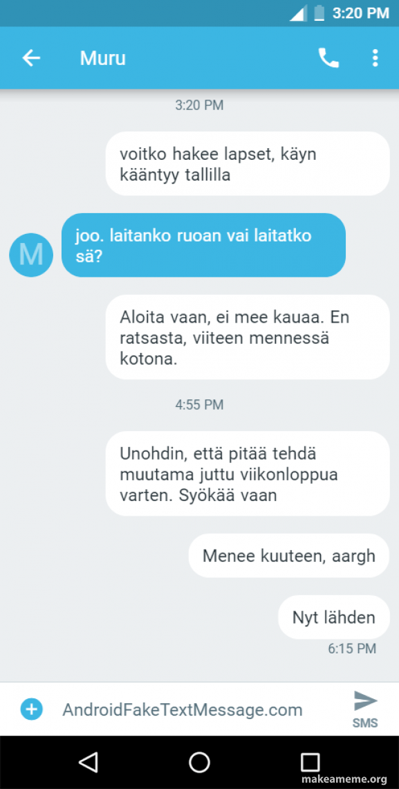 Ruuhkavuosiratsastaja Make A Meme