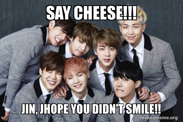 K-Pop Band BTS (Bangtan Boys) meme