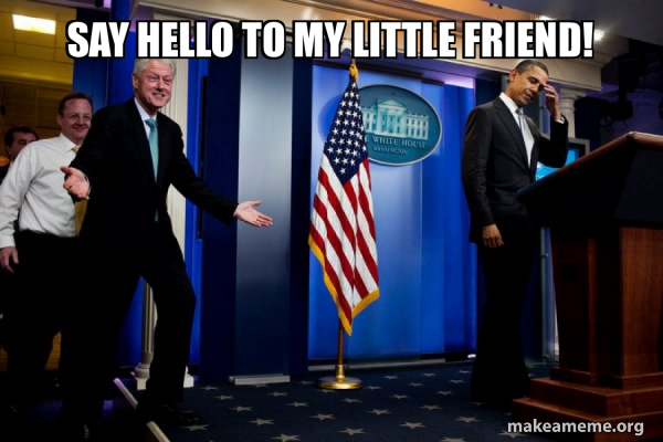 Inappropriate Timing Bill Clinton meme