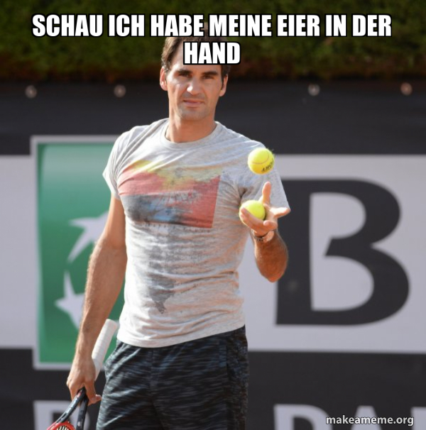 Roger Federer meme