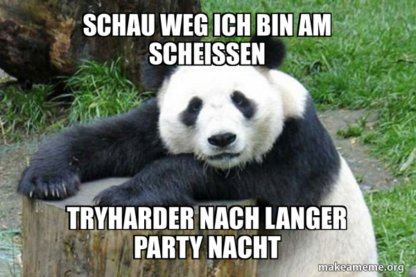 Confession Panda meme