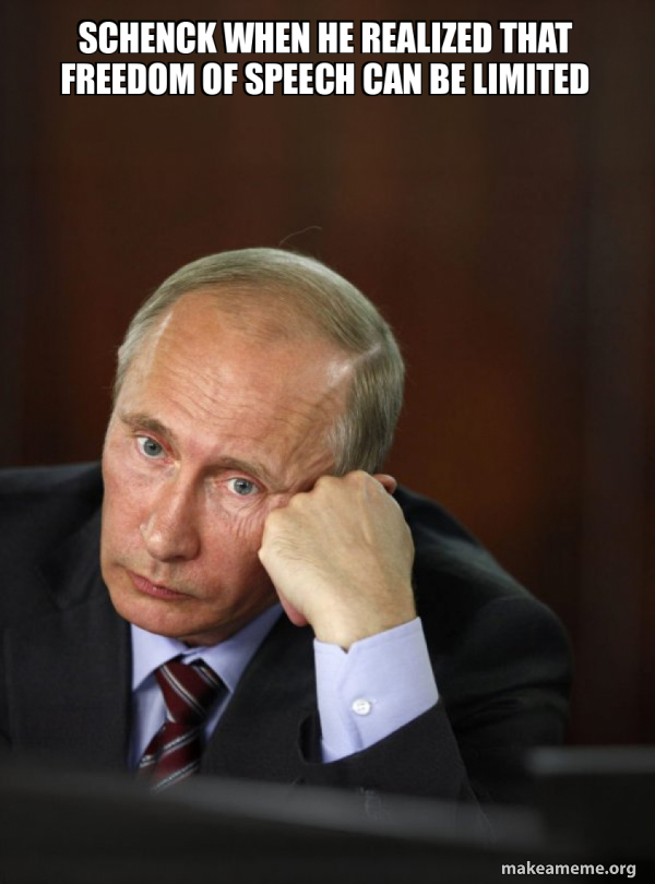 Contemplative Putin meme