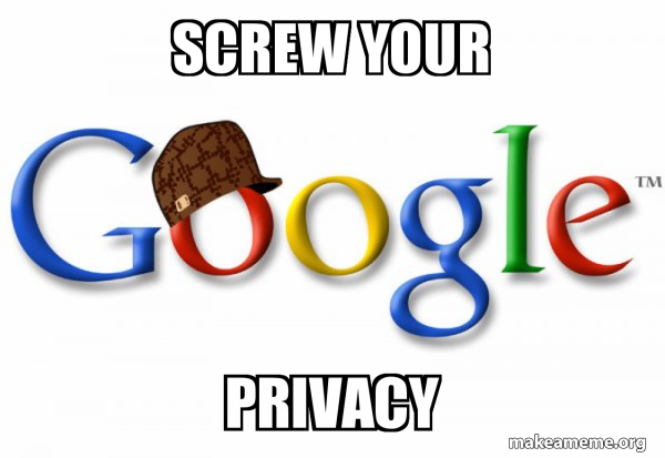 Scumbag Google meme