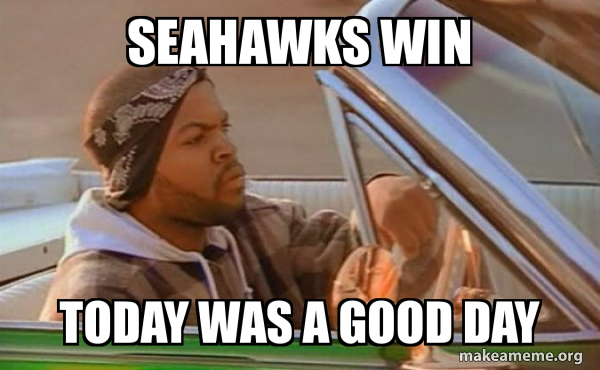 Today was a good day meme
