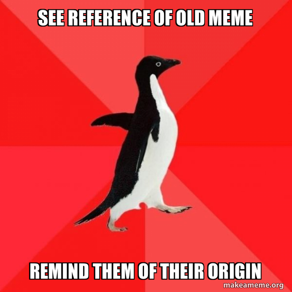 Socially Awesome Penguin meme