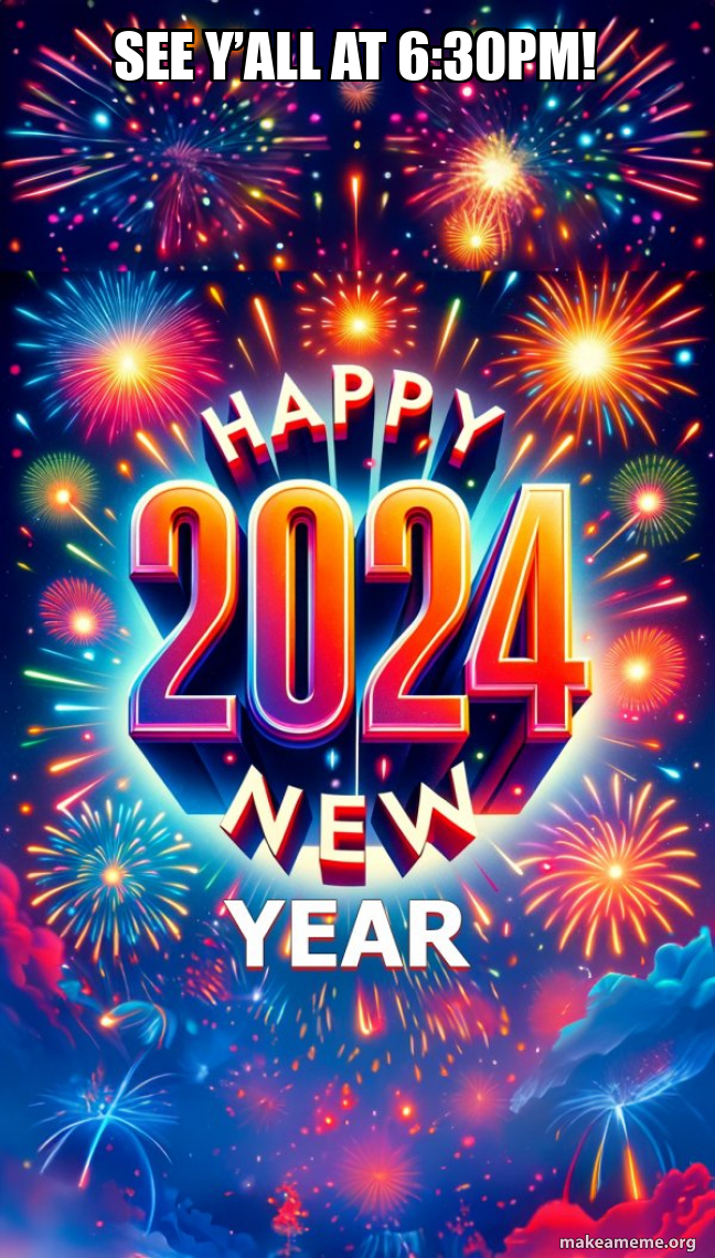 Happy New Year 2024 meme