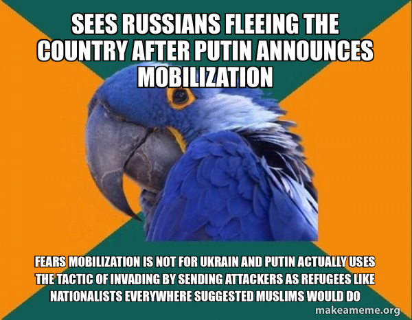 Paranoid Parrot meme
