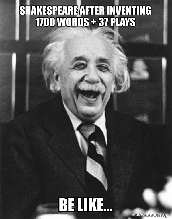 Laughing Albert Einstein meme