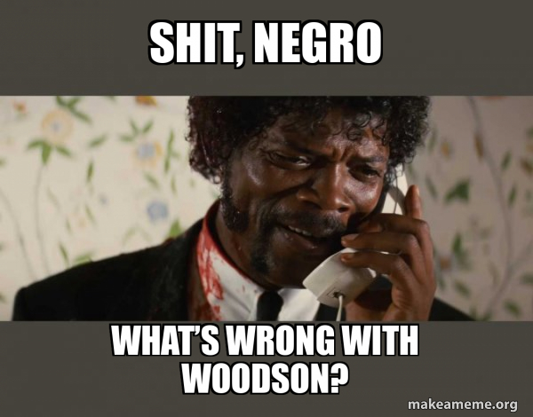 Shit Negro - Pulp Fiction meme
