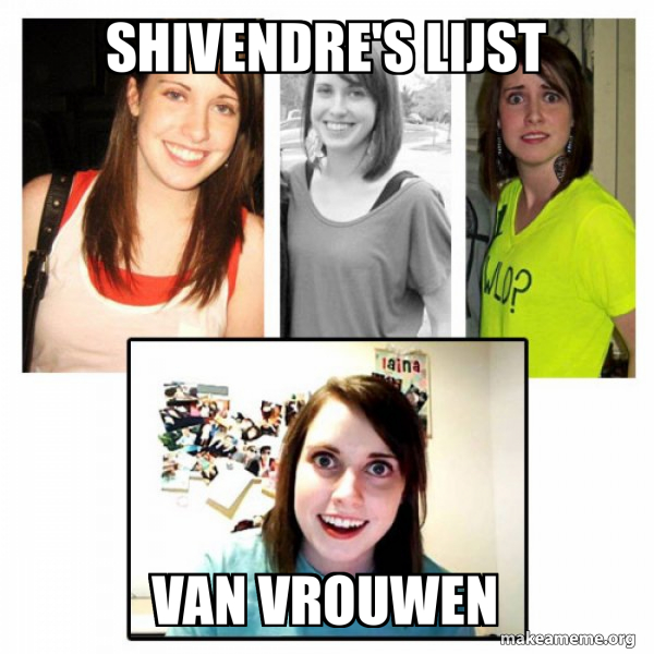 OAG's Overly Attached GirlFriend's meme