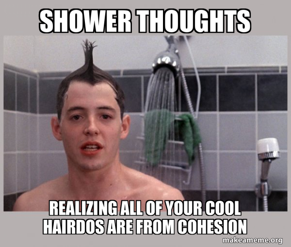 Shower Thoughts meme