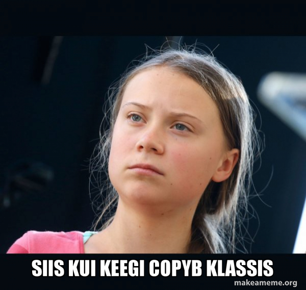 Greta Thunberg meme