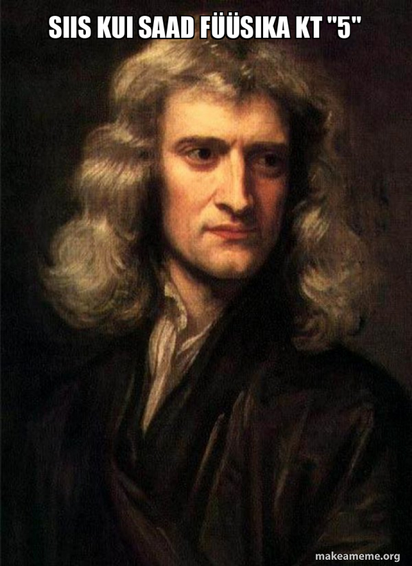 Sir Isaac Newton meme