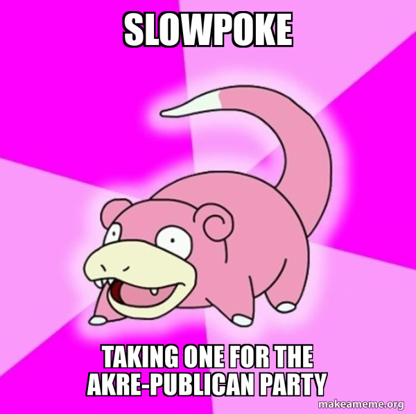 Slowpoke the Pokemon meme