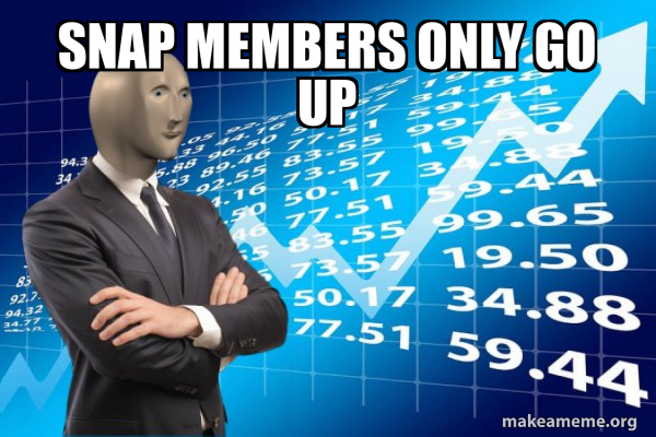 Stonks Only Go Up meme