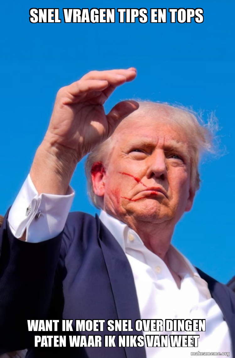 Trump Shot meme