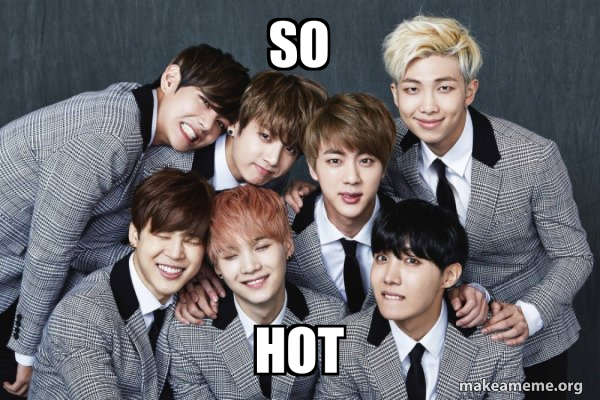 K-Pop Band BTS (Bangtan Boys) meme