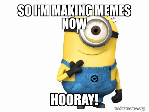 Thoughtful Minion meme