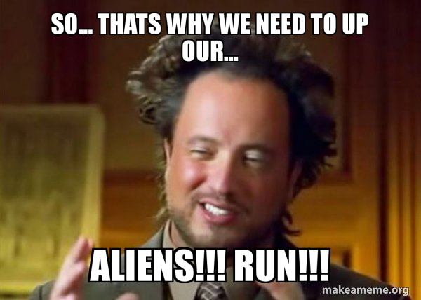 Ancient Aliens - Crazy History Channel Guy meme