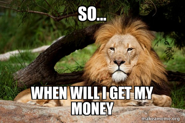 Contemplative Lion meme