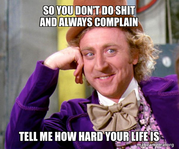 Willy Wonka Sarcasm Meme meme