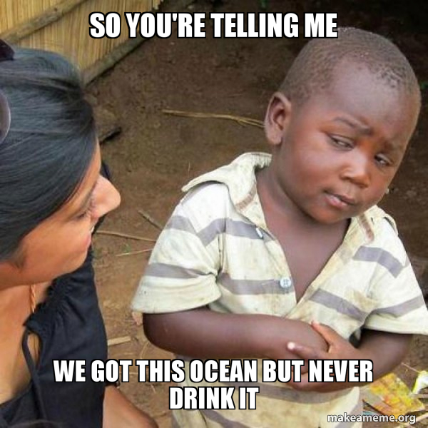 Skeptical Third World Kid meme