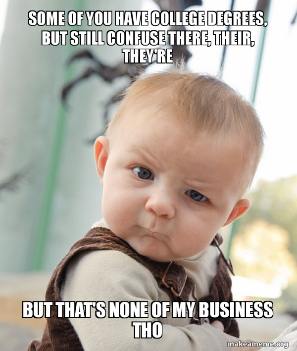 Skeptical Baby meme