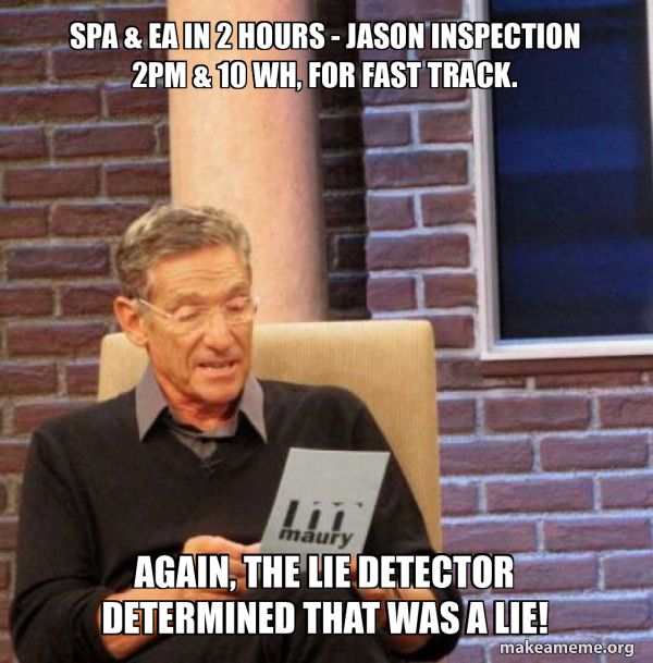 Maury Povich Lie Detector Test meme