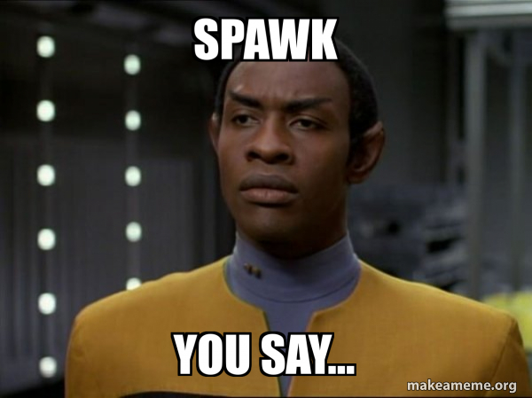 Skeptical Vulcan meme