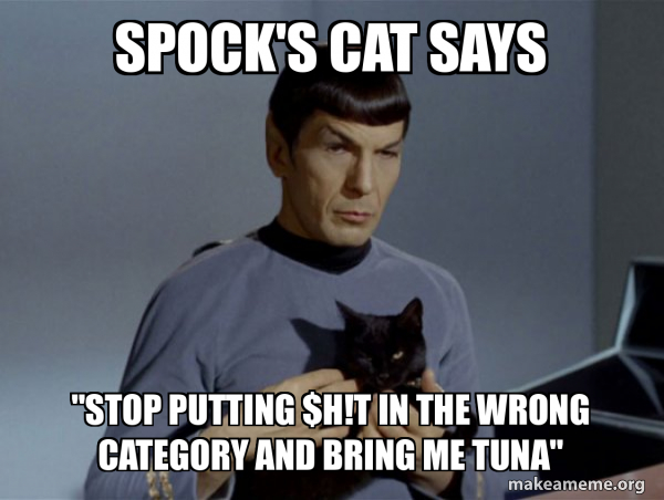 Spock and Cat Meme meme