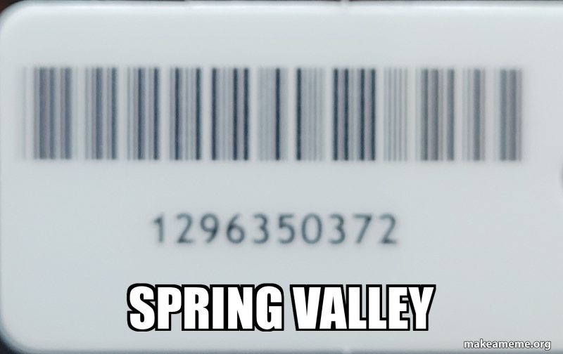 Spring Tech Meme Spring Valley Meme Generator