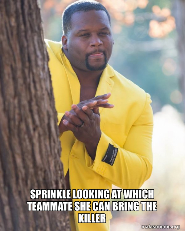Sprinkle looking at which teammate she can bring the killer Anthony