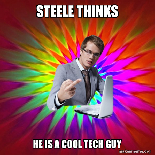 Not Always Overly Suave IT Guy meme