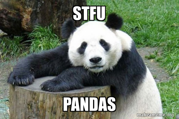 Confession Panda meme