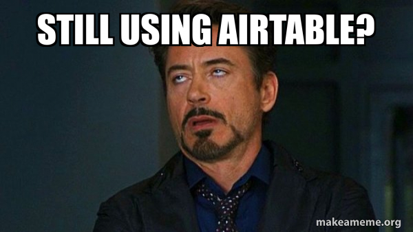 Tony Stark Eye Roll meme