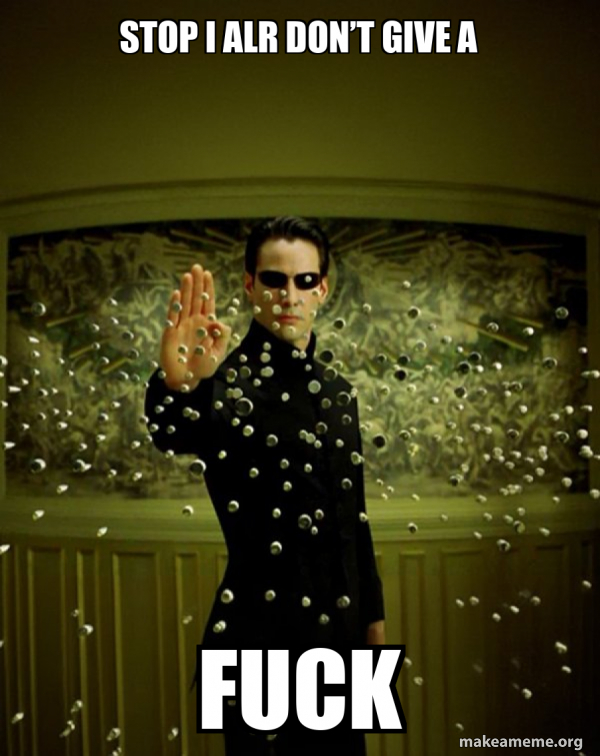 Neo Stopping Bullets meme