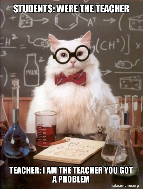 Chemistry Cat meme