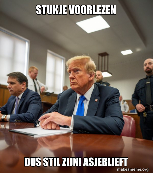 Trump Court Room meme